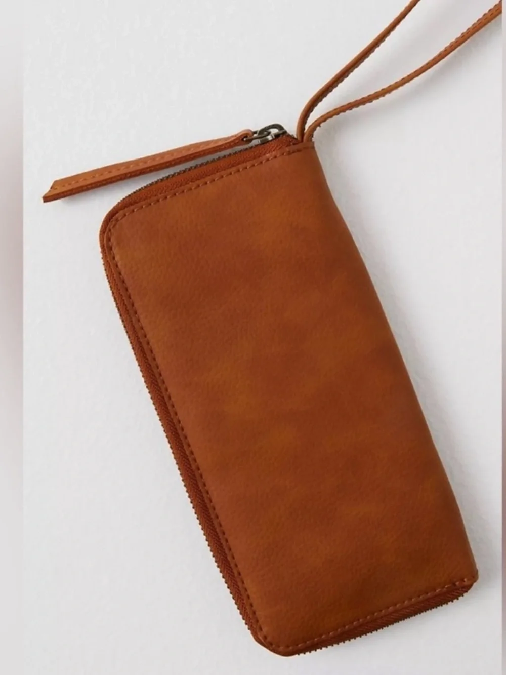 FREE PEOPLE Vegan Distressed Wristlet